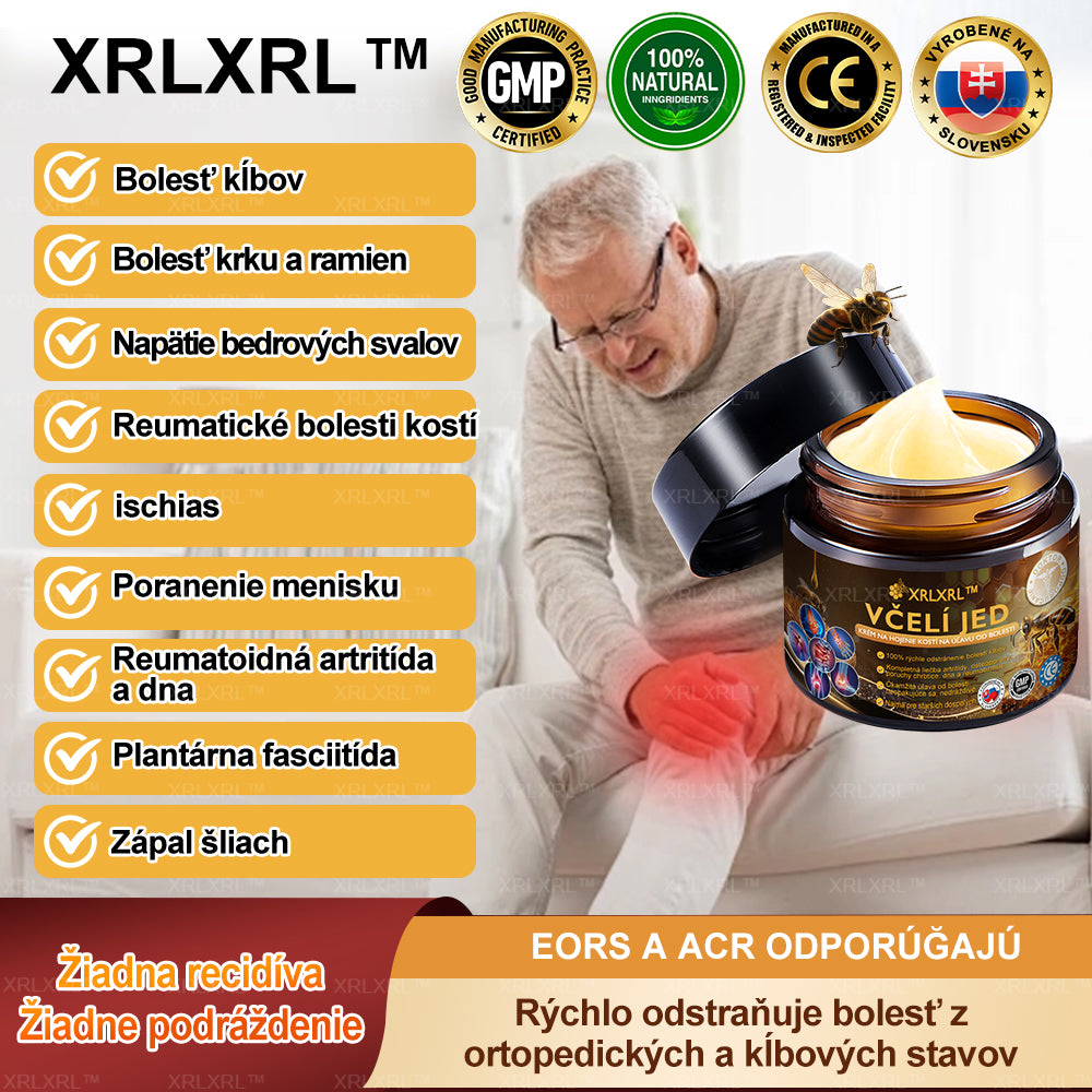 Oficiálny obchod: 🧑‍⚕️ XRLXRL® Okamžitý ultra silný krém proti bolesti s včelím jedom – (Uľavuje od bolesti pri artritíde, bolesti svalov, chrbta, kolien, chrbta, ramien, bedier, zápästí a rúk)