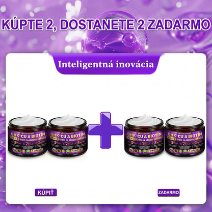 Vyrobené a odoslané zo Slovenska✨ 𝐆𝐎𝐋𝐃𝐊𝐈𝐒𝐒® 𝐆𝐇𝐊-𝐂𝐮 & 𝐁𝐈𝐎𝐓𝐈𝐍 𝟏𝟎-𝐈𝐍-𝟏 Krém na obnovenie pleti ⚡